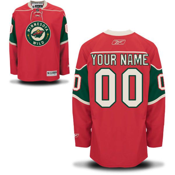 Reebok Minnesota Wild Youth Premier Home NHL Jersey->->Youth Jersey